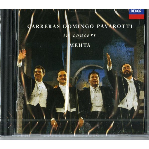 CARRERAS PAVAROTTI DOMINGO( TENORE) METHA ZUBIN( DIRETTORE) - Carreras Pavarotti Domingo In Concerto Terme Di Caracalla 7/7/90