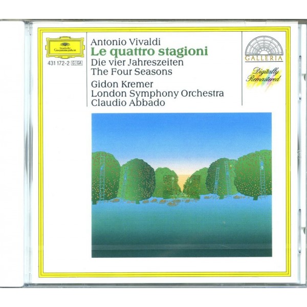 ABBADO CLAUDIO( DIRETTORE) KREMER GIDON( VIOLINO) CUMMINGS( VIOLONCELLO) - Le Quattro Stagioni (concerto In Mi Maggiore Rv269,concerto In Sol Minore Rv315