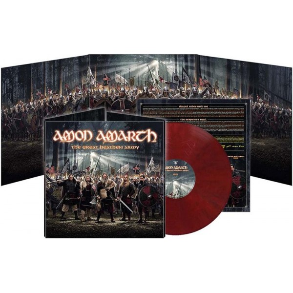 AMON AMARTH - The Great Heathen Army (blood Red Marbled Vinyl)