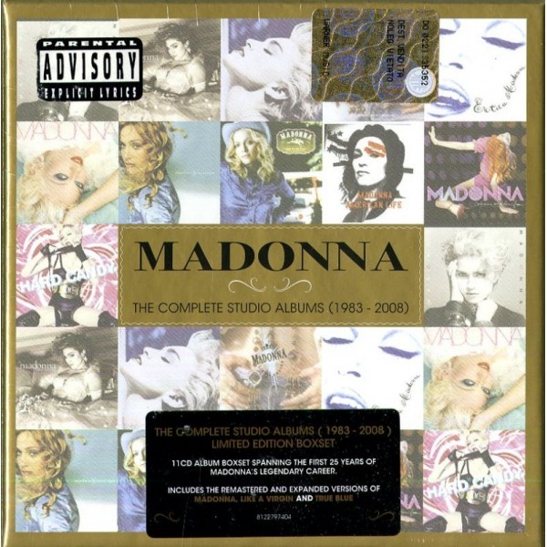 MADONNA - The Complete Studio Albums 1983 2008 (box 11 Cd)
