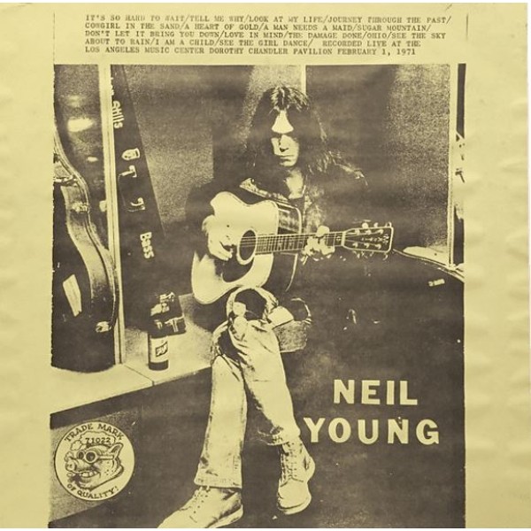 YOUNG NEIL - Dorothy Chandler Pavilion 1971