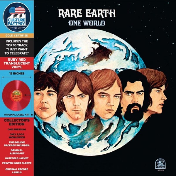 RARE EARTH - One World - Red Vinyl