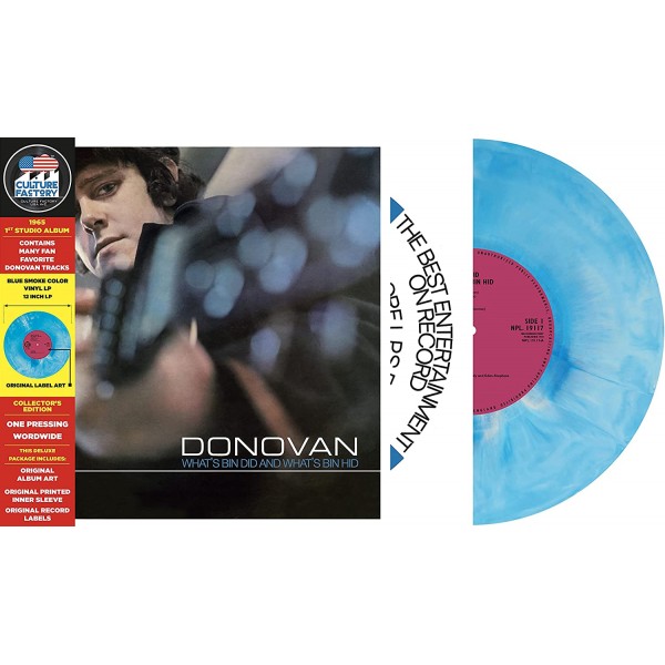 DONOVAN - What's Bid Did And What's Bin Hid (vinyl Blue Smoke)
