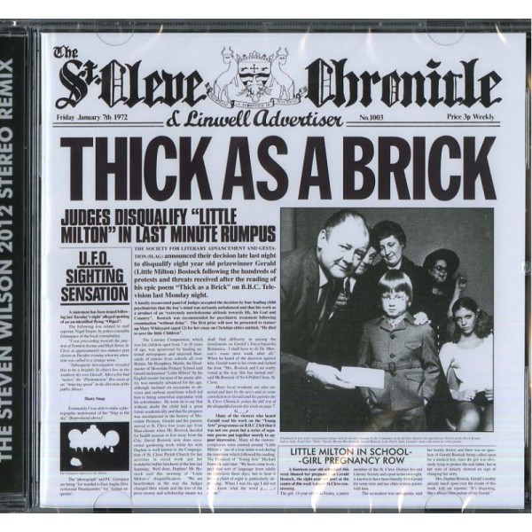 JETHRO TULL - Thick As A Brick (steven Wilson Mix)