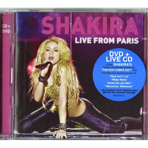 SHAKIRA - Live From Paris (cd+dvd)