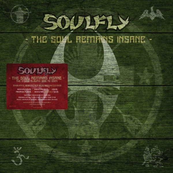 SOULFLY - The Soul Remains Insane. The Studio Albums 1998 To 2004 (box 8 Lp + Book + Foto)