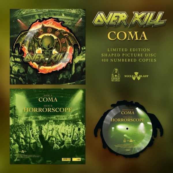 OVERKILL - Coma (vinyl Shaped Picture)
