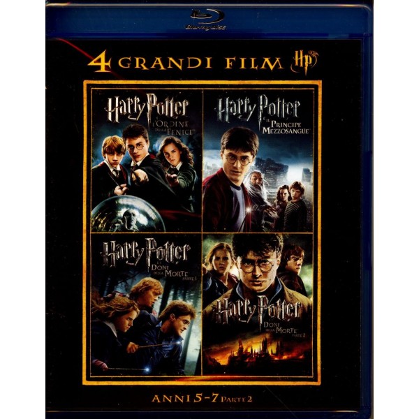 Harry Potter Anni 5,7b (4 Grandi Film) (box 4 Br)