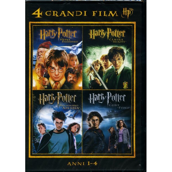 Harry Potter Anni 1,4 (4 Grandi Film) (box 4 Dv)