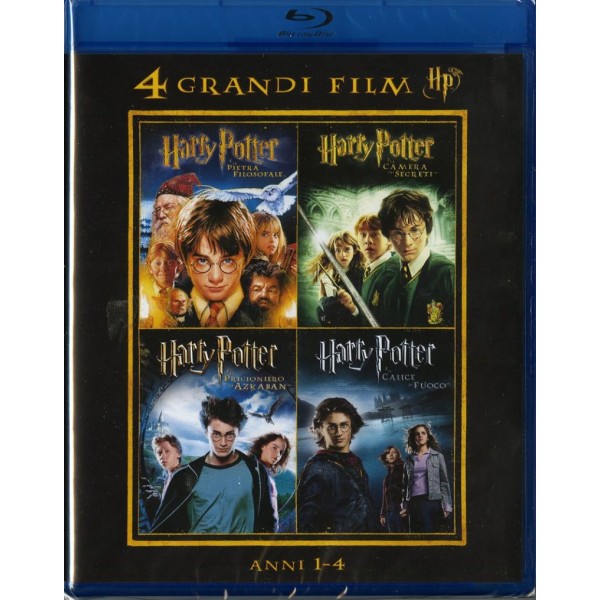 Harry Potter Anni 1,4 (4 Grandi Film) (box 4 Br)
