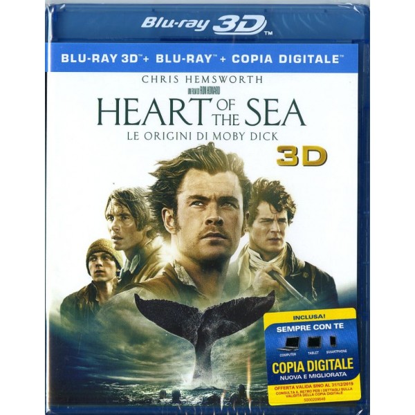 Heart Of The Sea Le Origini Di Moby Dick (3d+br+copia Digitale)