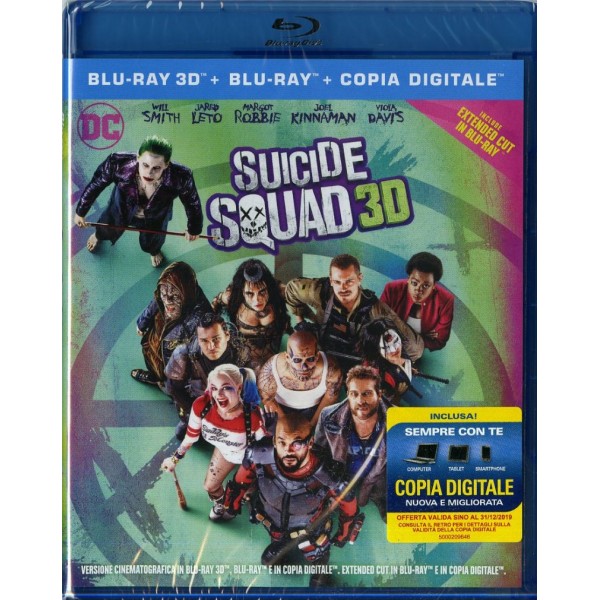 Suicide Squad Bluray 3d