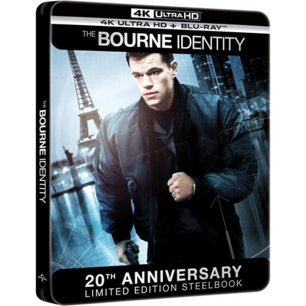 The Bourne Identity 20th Ann (steelbook) (4k+br)