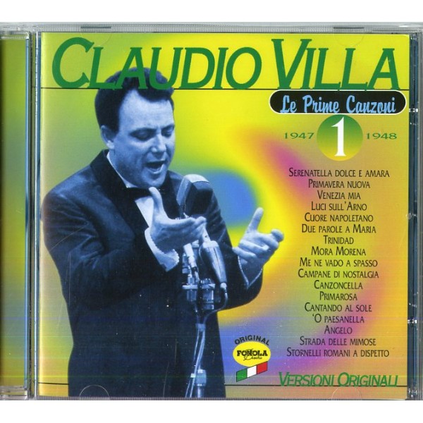 VILLA CLAUDIO - Prime Canzoni V.1