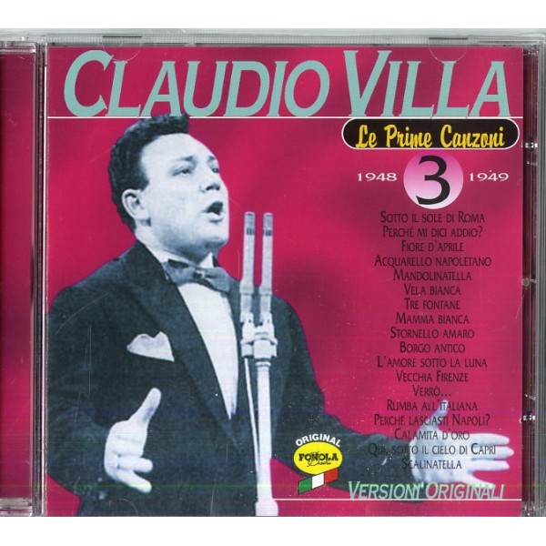 VILLA CLAUDIO - Prime Canzoni V.3