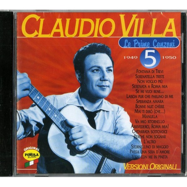 VILLA CLAUDIO - Prime Canzoni V.5