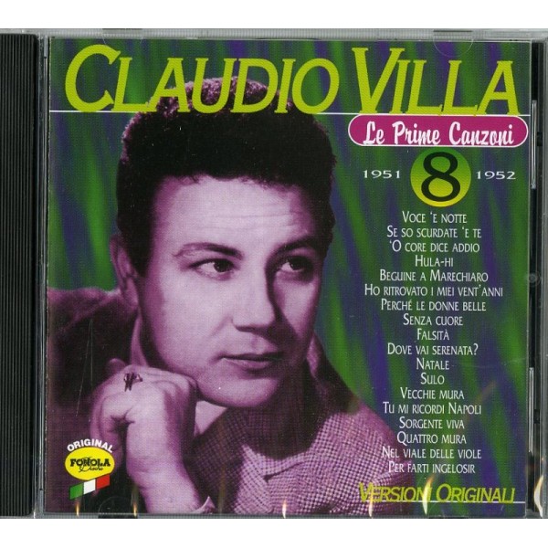 VILLA CLAUDIO - Prime Canzoni V.8