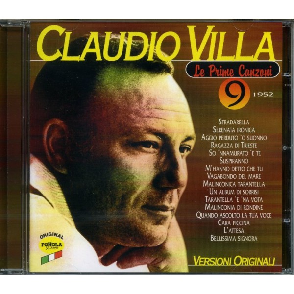 VILLA CLAUDIO - Prime Canzoni V.9