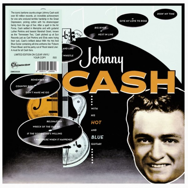 CASH JOHNNY - With His Hot And Blue Guitar (clear Viny