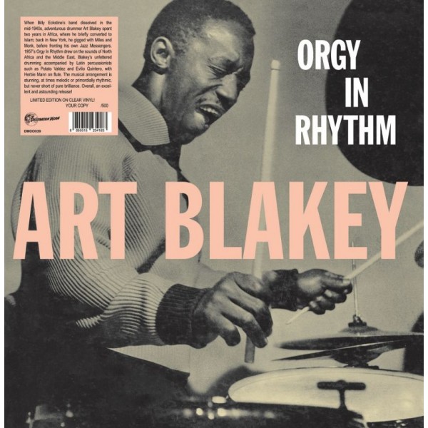 BLAKEY ART - Orgy In Rhythm (clear Vinyl)