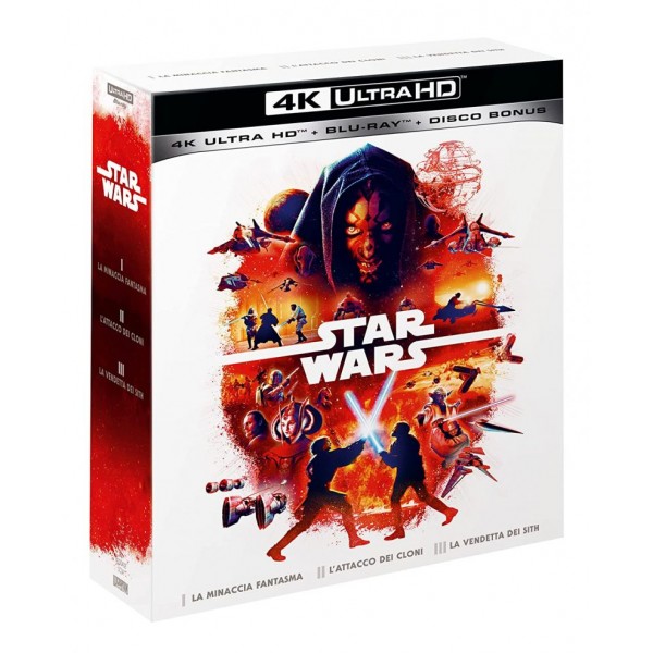 Star Wars Trilogia Ep. I-ii-iii (3 4k+3 Br+ 3 Disco Bonus)