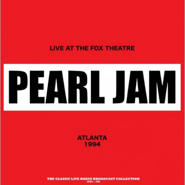 PEARL JAM - Live At The Fox Theatre Atlanta 1994 (vinyl Marble)