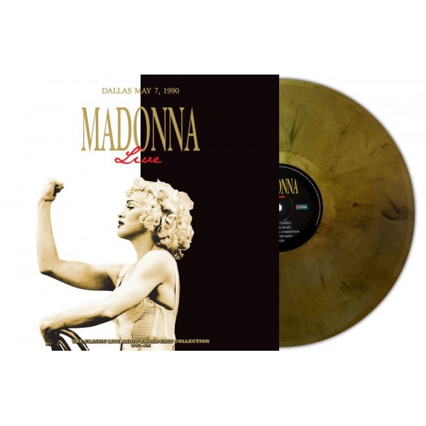 MADONNA - Live In Dallas 7th May 1990 (vinyl Gold Marble)