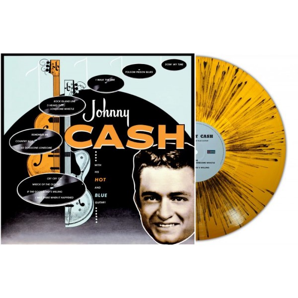 CASH JOHNNY - With His Hot And Blue Guitar (splatter Vinyl)