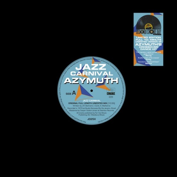Azymuth - Jazz Carnival (Original Full Length Unedited Mix) (12") (Rsd 2024)